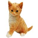 Besk Aia dekoratsioon 9096949, 7 cm, 12 cm, 14 cm, oranž v&auml;rv, pol&uuml;resiin, dekoratiivse detaili t&uuml;&uuml;p "Kass"