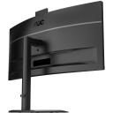 Aoc monitor CU34E4CW, 3440 x 1440, 120 Hz, 4 ms, 350 cd/m&sup2;, 2xHDMI, USB-C, 90W PD, 5MP kaamera, KVM, must