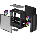 Deepcool Korpus CC360 R-CC360-BKAPM3-G-1, 2x3.5'', 3x2.5'', 4 laiendusslotti, 1xUSB3.0, 1xUSB2.0, 1xAudio