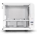 Thermaltake PC korpus Core V1 MiniITX Window - Snow Edition CA-1B8-00S6WN-01, 20cm ventilaator, valge, 2x USB 3.0, 4 ketta pesa