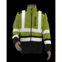 HI-VIS WORK FULL-ZIP FLEECE SWEATSHIRT T3 FLUO YELLOW/ L AW02642 AWTOOLS