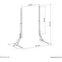 Neomounts настольная подставка для телевизора DS45-430BL19, 58.4-190.5 см, 40 кг, VESA 200x200-800x400 мм