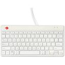 R-Go Tools klaviatuur RGOCOUSWDWH, QWERTY, kaabel, 1.6 m, valge, ergonoomiline disain, LED indikaatorid, kompaktne