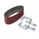 Lentes slīpma&scaron;īna TE-BS 850 E, EINHELL, 4466245, 850 W, 400 m/min, 140 mm x 75 mm slīpē&scaron;anas virsma, 3 slīpē&scaron;anas lentes 533 x 75 mm (P80)