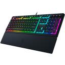Razer Ornata V3 Klaviatūra RZ03-04460100-R3M1, USB, RGB LED, 10 Razer Chroma RGB apgaismojuma zonas, Mecha-Membrane, melna