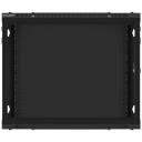 Lanberg Seinale kinnitatav 19" Rack kapp 9U WF01-6609-00S, 600mm, 600mm, 9U, 60kg, IP20, metalluks, 2 ventilaatoriavaust