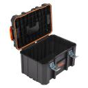 Liela Instrumentu kaste, POWERPLUS, POWDPTB02, izturīga, kaudzē saliekama, ar metāla sprādzēm