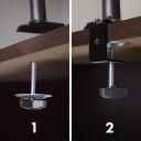 Maclean monitori kinnitus, gaasivedru, 43.2-81.3cm, 2-10kg, must, MC-135, 1 k&auml;si, teras, 75x75mm, 100x100mm