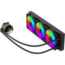 Gamemax protsessori vedelikjahutus ICEBURG 360 INFINITY BK, 1.125kg, 2.575kg, 300W TDP, 32 dBA, 800-2000 rpm, 120mm ventilaator