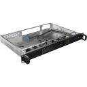Lanberg Rackmount serverikorpus ITX 300/10 19"/1U SC01-3001-10B, 2 x USB 3.0, 3 sisemised pesad, must