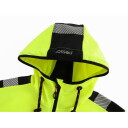 Hi-vis softshell jacket Leo, Class 2, yellow/black, XL, PESSO, LEO_HVG-XL
