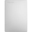 Toshiba Внешний жесткий диск Slim HDTD320ES3EA, 2000 ГБ, 2.5", USB 3.2 Gen 1, Серебристый, аутентификация паролем, NTFS формат