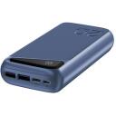 Navitel Power Bank PWR20 MX Blue, 20000mAh, 3.7V, 74Wh, 2 USB-A porti, kahepoolsed USB-C port