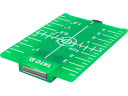 Green laser target card with magnet and scale for leveling 75×105×3.2 mm YT-30465 YATO