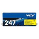 Brother tonera kasetne TN-247Y, 2300 lappuses, dzeltena, oriģināls, 1 gab.