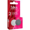 Silkn VacuPedi Refill Soft & Medium VPR2PEUSM001, 1x мелкий, 1x средний, микроминерал