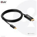 Кабель Club3D HDMI на USB-C CAC-1334 1.8м, HDMI Type A, USB Type-C, сертифицирован по стандартам ROHS, FCC, CE EMI