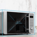 Freestanding microwave oven with 20 L capacity, 700 W power, and grill function ProClean 5120 Mirror Stainless Steel Cecotec
