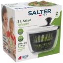 Salter Salātu Vērpējs BW13899EU7, 5L, melna, plastmasa, neslīdo&scaron;a virsma, dro&scaron;i mazgājams trauku mazgājamajā ma&scaron;īnā
