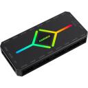 Gamemax V4.0 ARGB PWM HUB BK, 136g, 11.8cm, 5.5cm, 1.7cm, heleduse reguleerimise nupp, 4-pin PWM pistik