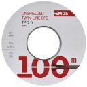 Emos Garsiakalbio kabelis SP250/TP S8324, 100 m, 2,5 mm2, skaidrus, be ekranojimo, PVC, 50 V
