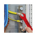 Atvērtā uzgriežņu atslēga, KNIPEX, 98 00 1", 15&deg; leņķis, hromēts vanādija tērauds