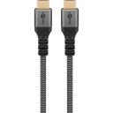 Goobay HDMI kabelis ar Ethernet 64998, 15 m, 4K60Hz (3840 x 2160), 18 Gbps, pelēks