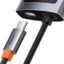 Baseus dokk CAHUB-CY0G, 4 porti, 4K@30Hz, USB 3.0 5GB/s, USB 2.0 480MB/s, 100W PD laadimine, alumiiniumisulamist