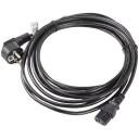 Lanberg Toitekaabel CEE 7/7 kuni IEC 320 C13 CA-C13C-11CC-0050-BK, 5 m, 10 A, must, VDE