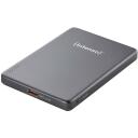 Intenso Power Bank 7344024 5000 mAh, 15 W belaidis įkrovimas, 20 W USB-C PD, plonas, pilkas