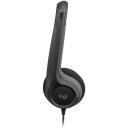 Logitech k&otilde;rvaklapid 981-000406 USB, sagedus 20 - 20000 Hz, kaabli pikkus 1.9 m, takistus 32 &Omega;, m&uuml;rasummutav mikrofon, must