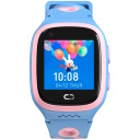 Kids smartwatch with E SIM 4G GPS WiFi connectivity video music playback games and English learning function ZEFIR KW-49 Roza Blue CANYON