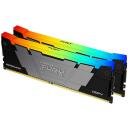 Kingston FURY operatīvā atmiņa DIMM KF432C16RB2AK2/16, 16GB, 3200MT/s, CL16, RGB apgaismojums, 288-pin