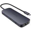 Hyper dokstacija Next HD4006GL, 1 x Ethernet, 2 x 4K 60Hz HDMI, 1 x USB-A 5 Gbps, 1 x USB-A 10 Gbps, 2 x USB-C 10 Gbps