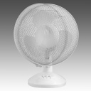 Eurom VT9 Blanc galda ventilators telpu dzesē&scaron;anai 25W 22cm oscilācija 2 ātrumi kompakts balts