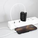 Tellur Lādētājs TLL151451, 65W, 2xUSB-C, USB-A, AC 100-240V, 1,5A, 5V/3A, 9V/3A, 12V/3A, 15V/3A, 20V/3,25A, 4,5V/5A, 5V/4,5A