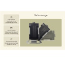 1800 W PTC ventilaatorsoojendi WiFi juhtimisega kolme võimsusrežiimiga sobib 10–30 m² ruumidele valge CUS1800MECW Mill