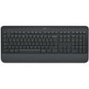 Logitech Klaviatūra ir pelė MK650/Graphite 920-011004, 118 klavi&scaron;ai, 2 AA baterijos, Bluetooth 5.1, 10m belaidis nuotolis