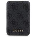 Guess GUBPM5P13X4GEMGK Aizmugurējais vāciņ&scaron; + Power Bank akumulators, 5000 mAh, USB Type C, melna krāsa