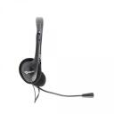 Sbox K&otilde;rvaklapid HS-201, 30mm, 20Hz-20kHz, 32&Omega;, 105dB&plusmn;3, omnidirectional, 1,8m, must, kaabel, mikrofoniga