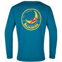 Džemperis CLIMBING on the MOON Sweatshirt M, izmērs: M, Turchese/Giallo, 8058428000968 LA SPORTIVA