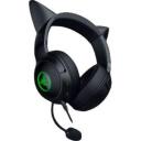 Razer Kraken Kitty V2 austiņas RZ04-04730100-R3M1, 20-20000 Hz, 32 &Omega;, -42 dBV/Pa, USB A, melna, telpiskais audio, RGB apgaismojums