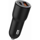 Gembird Auto laadija TA-UC-AC2PDQC38-CAR-01 38 W, 2 porti, 12-24 V, 1 Type-C, 1 Type-A, Kiire laadimine, &Uuml;levoolu kaitse