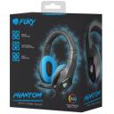 Fury Провода игровая гарнитура NFU-1679, 210g, 3.5mm, USB, 20-20000Hz, 96dB, 32&Omega;, пассивное шумоподавление, RGB