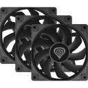 Genesis Kaste ventilators Oxal 120 NGF-2043, 120mm, 46.1 CFM, 22.1 dBA, 0-1300 rpm, 3 ventilatori, anti-vibrācijas spilventiņi
