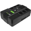 Green Cell UPS AiO 800VA UPS07, 480W, 800VA, 12V, 9Ah, 1 akumuliatorius, 6 x C/F tipo i&scaron;ėjimas, 2 x RJ-45 LAN, 1 x USB