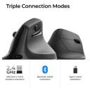 Keychron M5 USB hiir M5-A23, 30000 DPI, 8000 Hz, 600 mAh aku, 10m traadita ulatus, 5 profiili