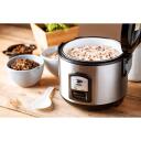 Mesko Riisipott MS 6411, 1000 W, 1.5 L, Must/Roostevaba teras, Soojuse hoidmise funktsioon, Eemaldatav kauss, Lusikas kaasas