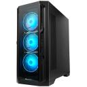 Chieftec PC korpus GA-01B-TG-OP, E-ATX, 4x 120mm A-RGB ventilaatorit, 3x 2.5" ja 2x 3.5" ketaste pesa, must
