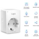 Mini viedā Wi-Fi kontaktligzda, TP-Link, Tapo P100(1-pack), 2.4 GHz, 2300W, 10 A
